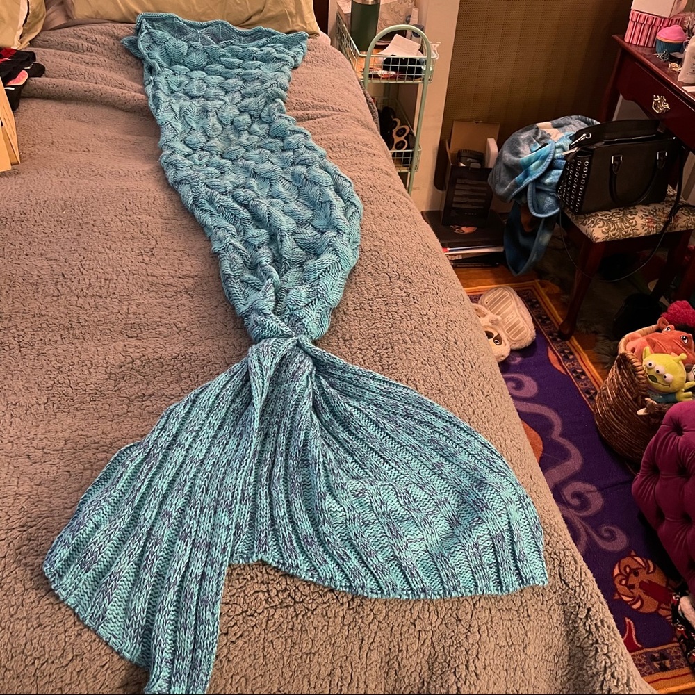 Adult size mermaid blanket
